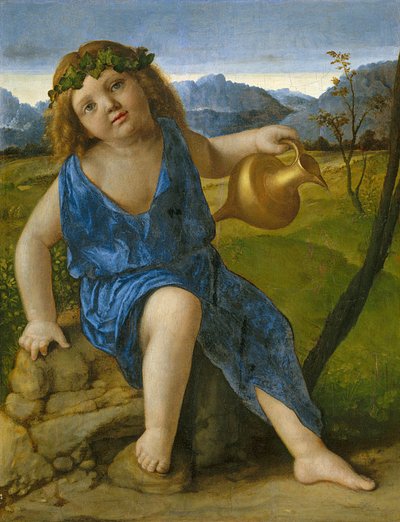 El Infante Baco, c.1505-10 de Giovanni Bellini